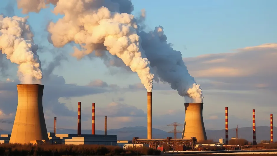 Kohlekraftwerk KI generiert